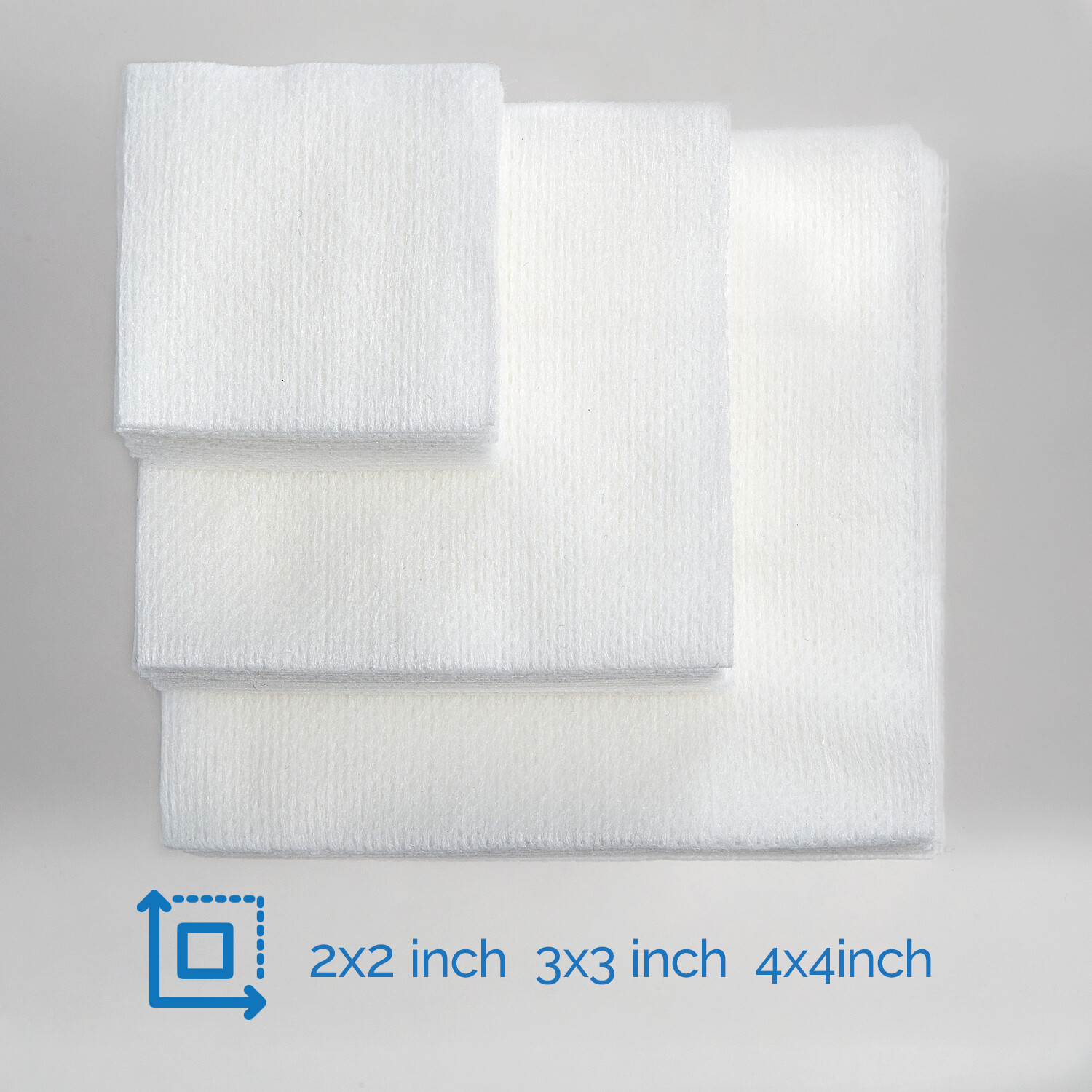 2000/10Bags JMU Dental Medical Gauze 4×4 Non Woven Sponges 4-Ply FDA Approved