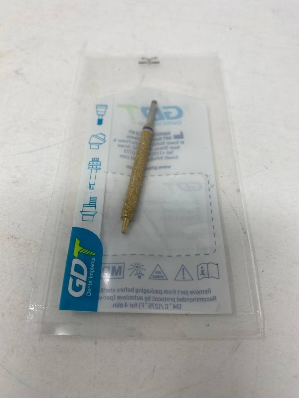GDT Diamond Drum Bur Ø4.2mm For Zygomatic Dental Fixture Coarse Grit New