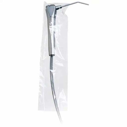 Dukal UBC-8028 Air/Water Dental Syringe Sleeves 2.5″X10″ with Opening Clear 500p