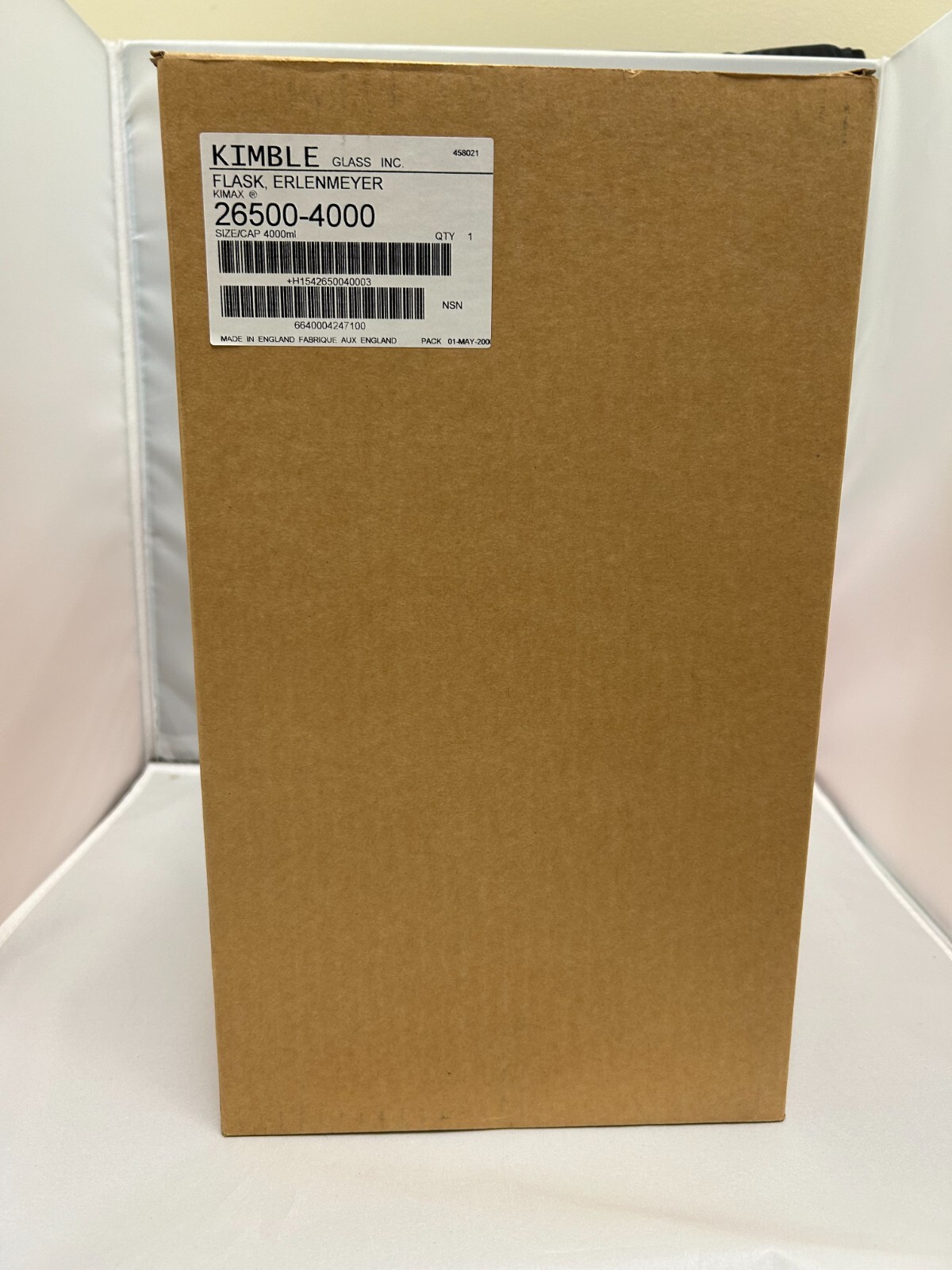 Kimble Glass Inc Erlenmeyer Flask 4000 mL