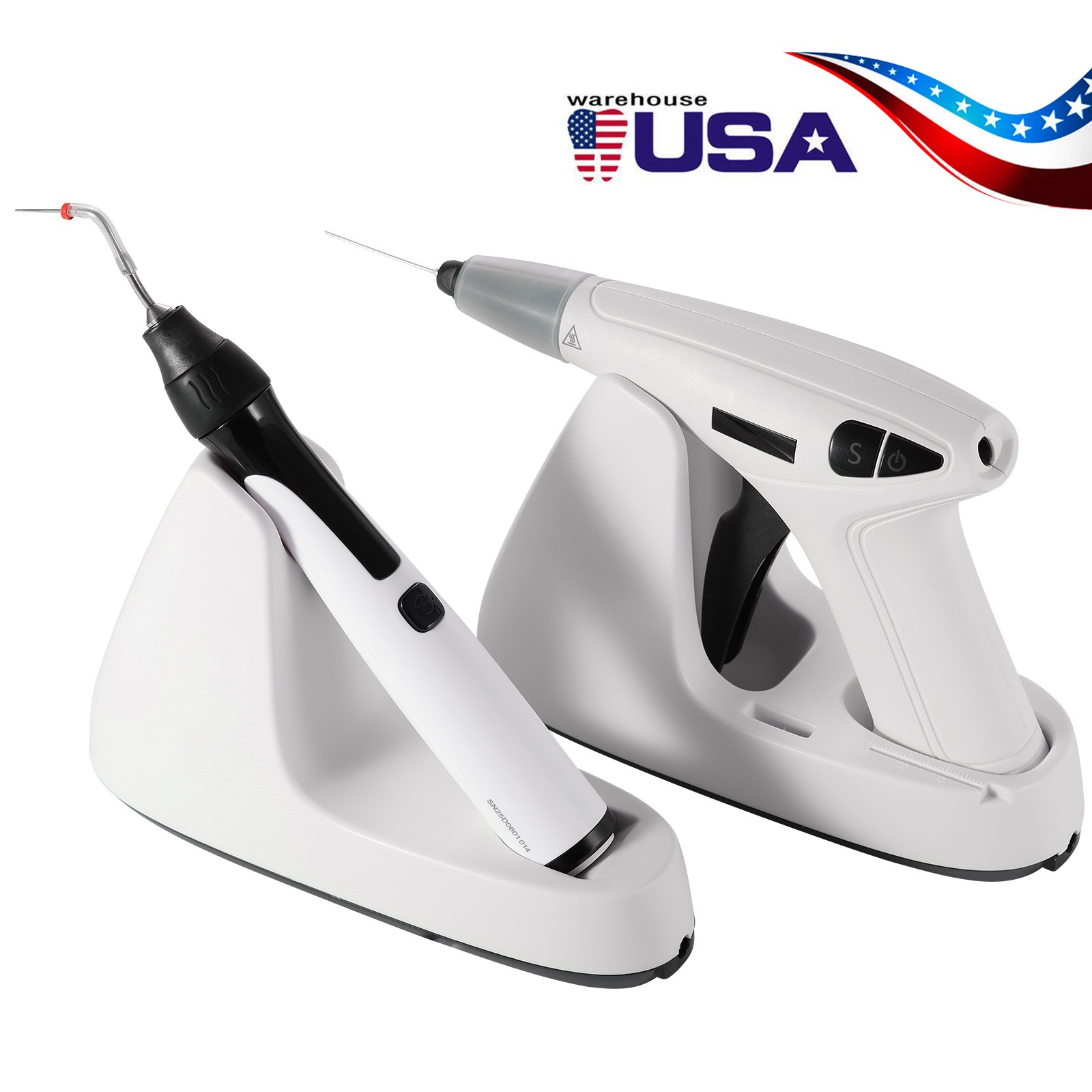 Dental Obturation System Endo Gun Heated Pen Percha Gutta +Buchanan Hand Plugger