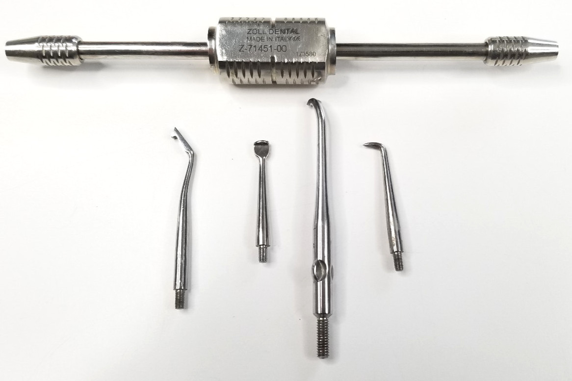 ZOLL DENTAL Miller Crown Remover (with 4 Tips) [Z-71451-00] 11Z3580 ITALY