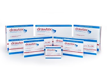 Drawtex LevaFiber Non-Adherent Dressing 4 X 4 Inch -10/Box