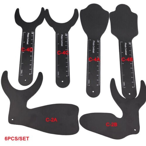 1Set Dental Photo Contrast Black Background Board Palatal Photography Contraster