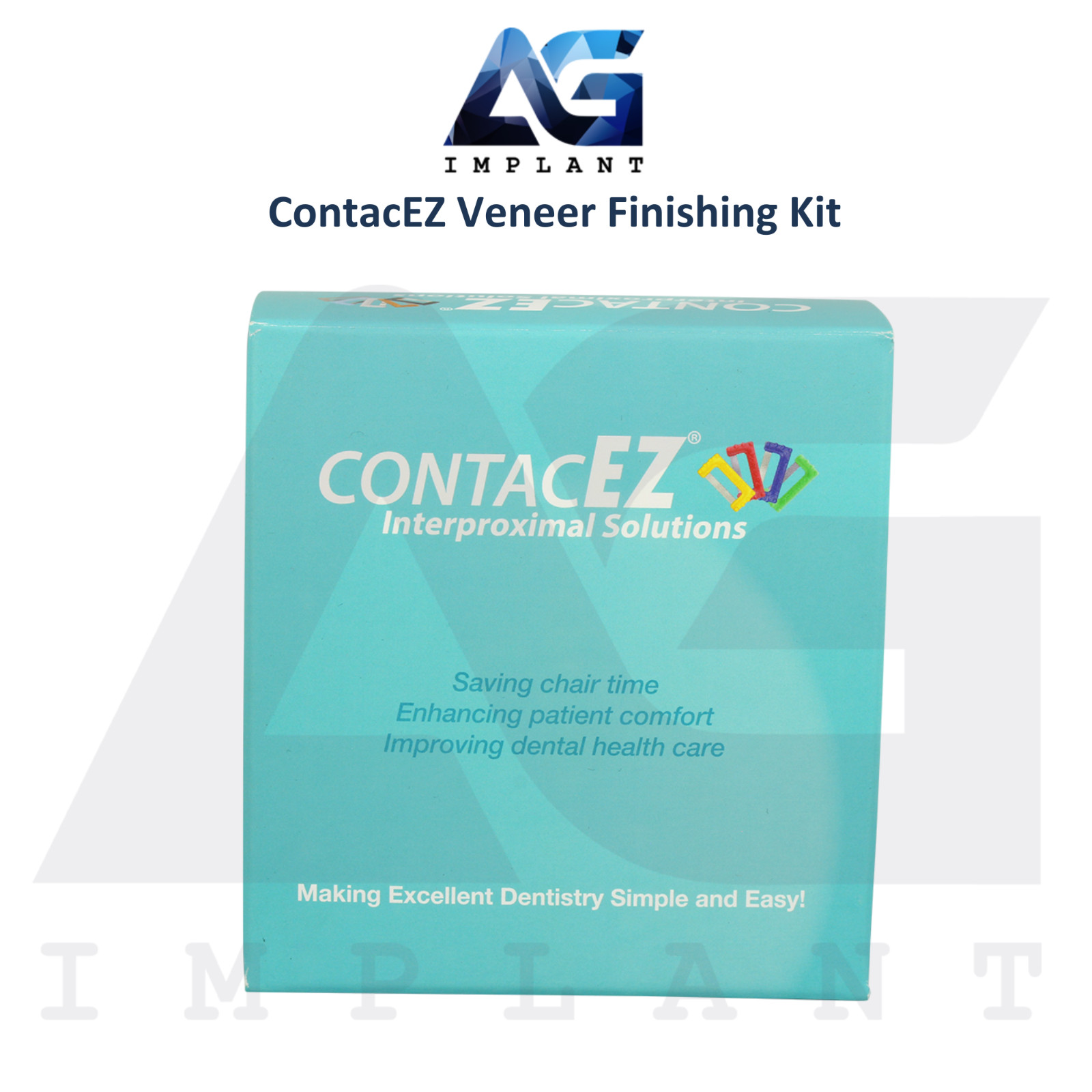 ContacEZ Veneer Finishing Kit 32pcs Diamond Coating Dental Orthodontic Strips