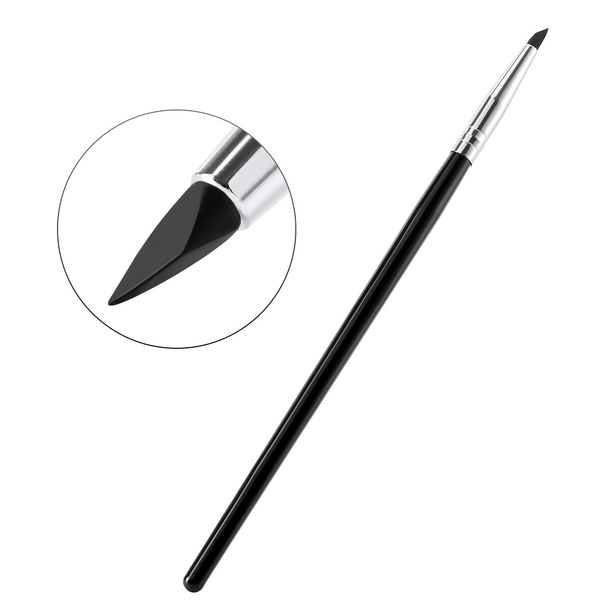5 Pcs/Kit Dental Composite Silicone Brush Pen Resin Veneer Cement Porcelain Nib