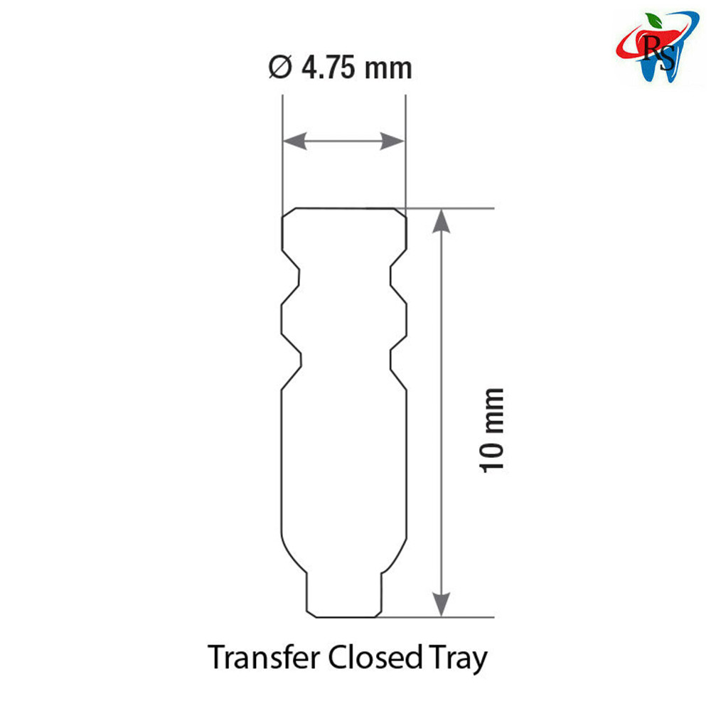 5pcs Dental Standard Body Transfer Closed/ Open Tray Internal Hex 2.42mm