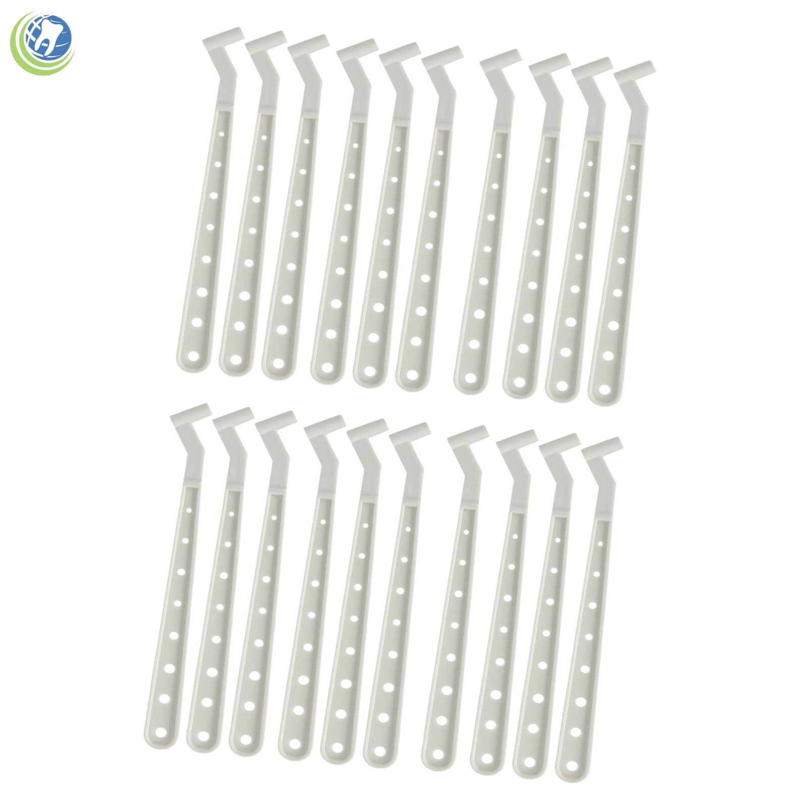 20X Dental Brush Tips Handle for Composites Bondings Etching Varnish Pit Fissure