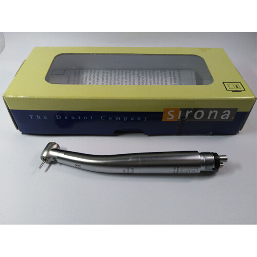 2x Sirona T3 Racer Dental High Speed Handpiece LED Fiber Optic 4Hole Push button