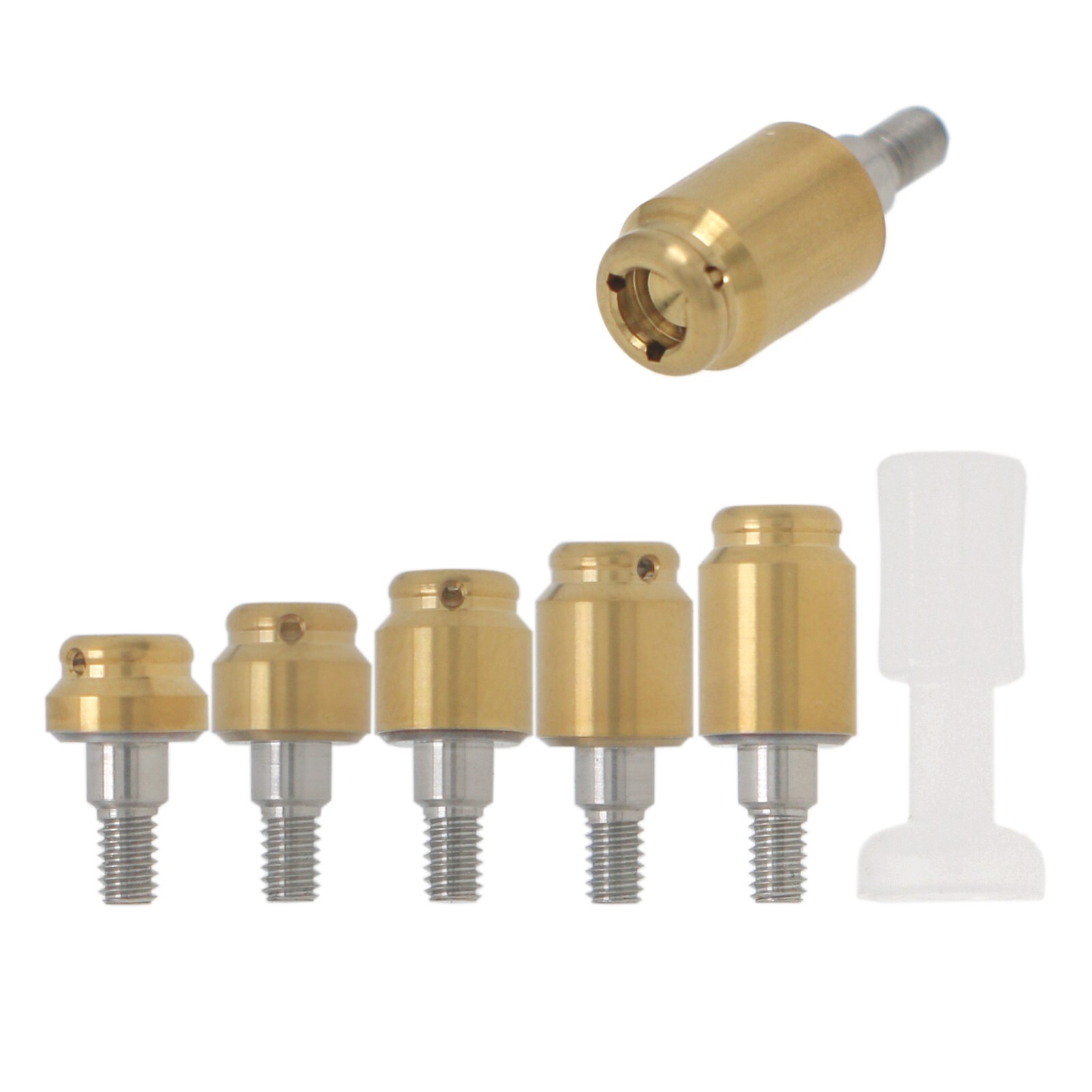 US Locator Abutment compatible Zimmer Tapered Screw-Vent TSV 3.5/4.5 1-5.0mm GH