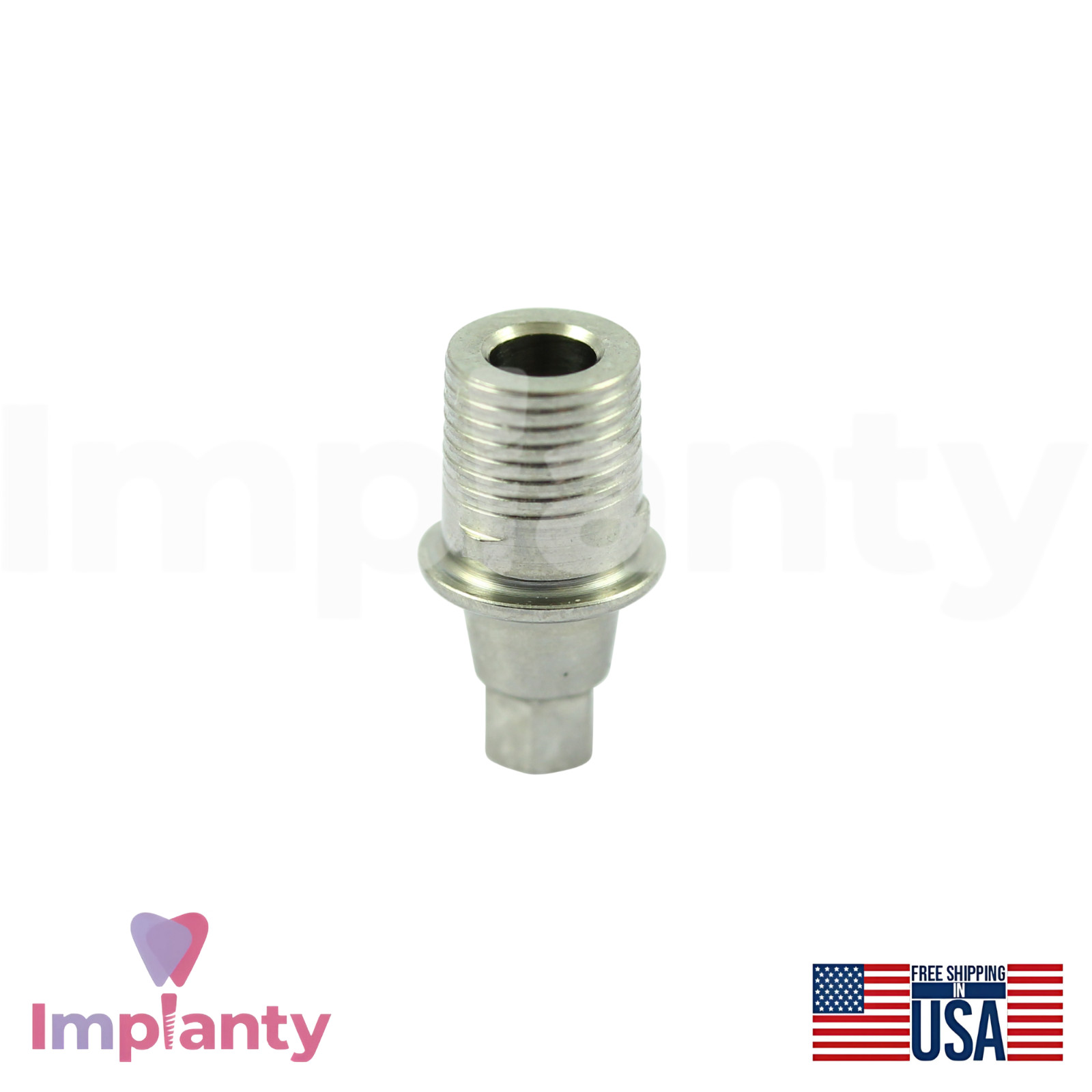10x Neodent GM Compatible Titanium Base Ø4.5mm Prosthetic Grand Morse Connection