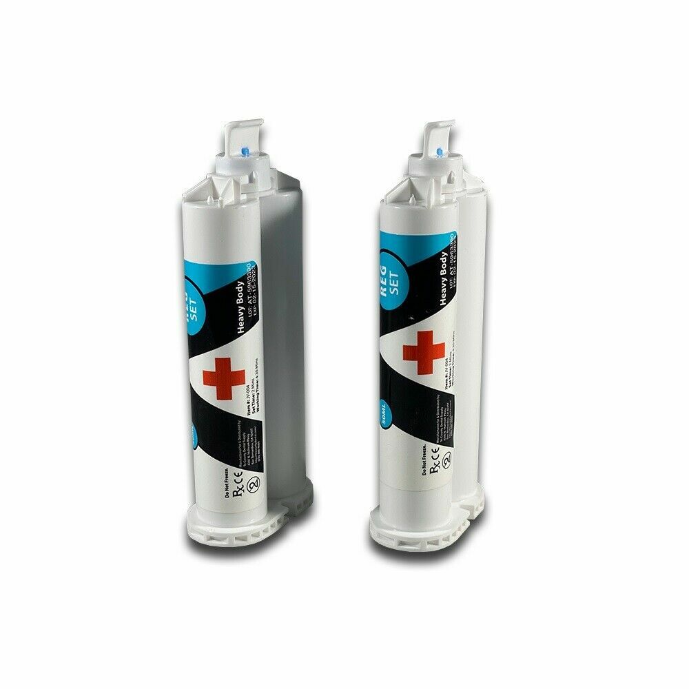 REDLAND Impression Material VPS Heavy Body Regular Set 4x 50ml + 6 Tips