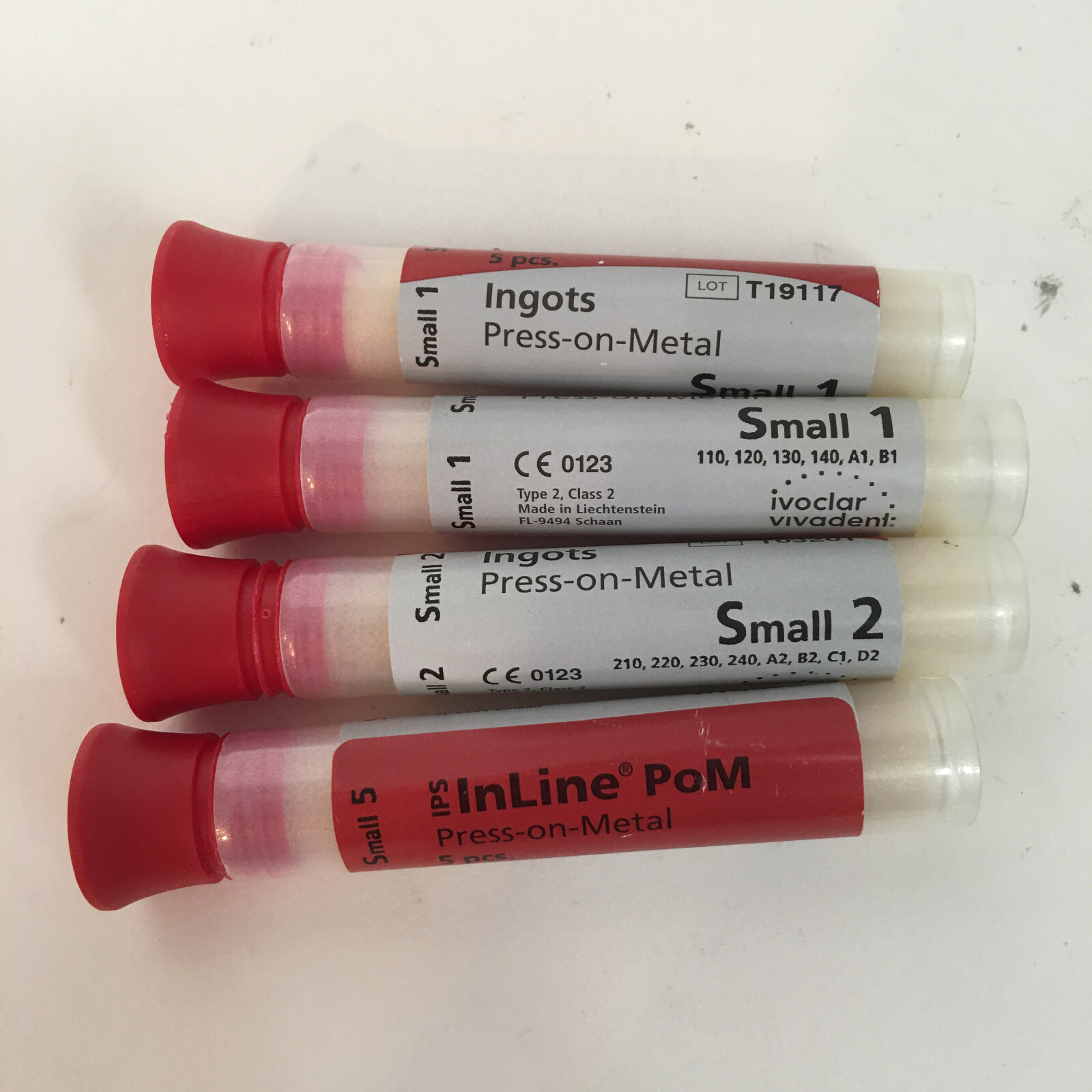 Ivoclar Inline POM Press On Metal Ingots Dental Lab KK408