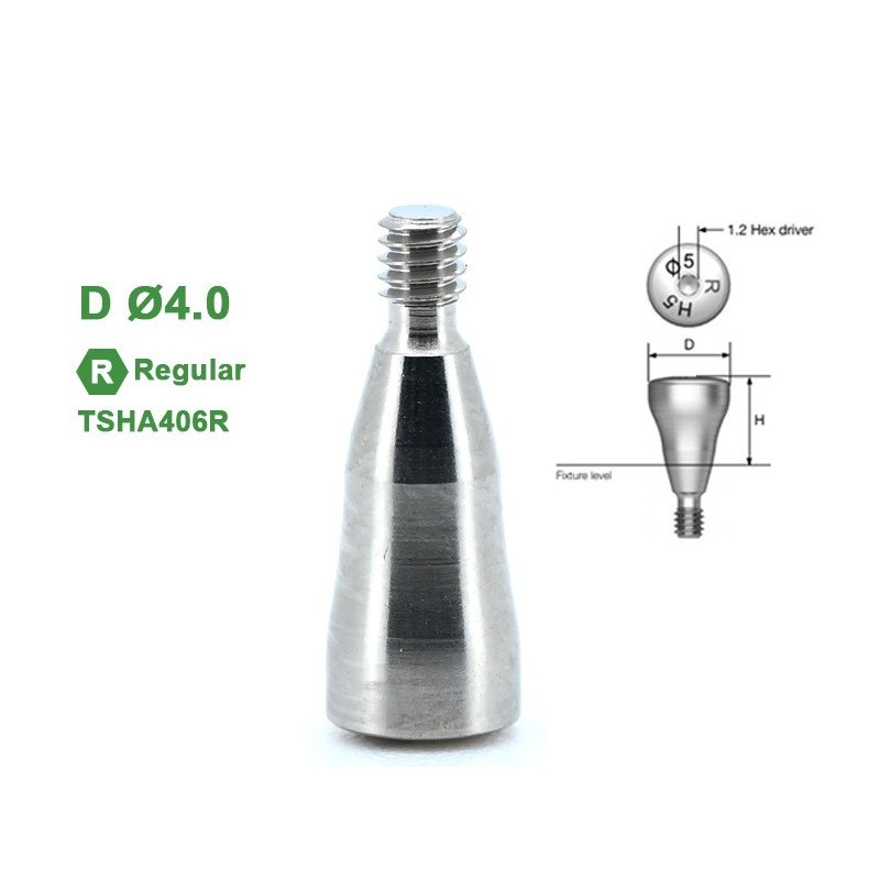 5Pcs Dental Healing Abutment Caps Regular Mini Platform Fits Oss Hiossen