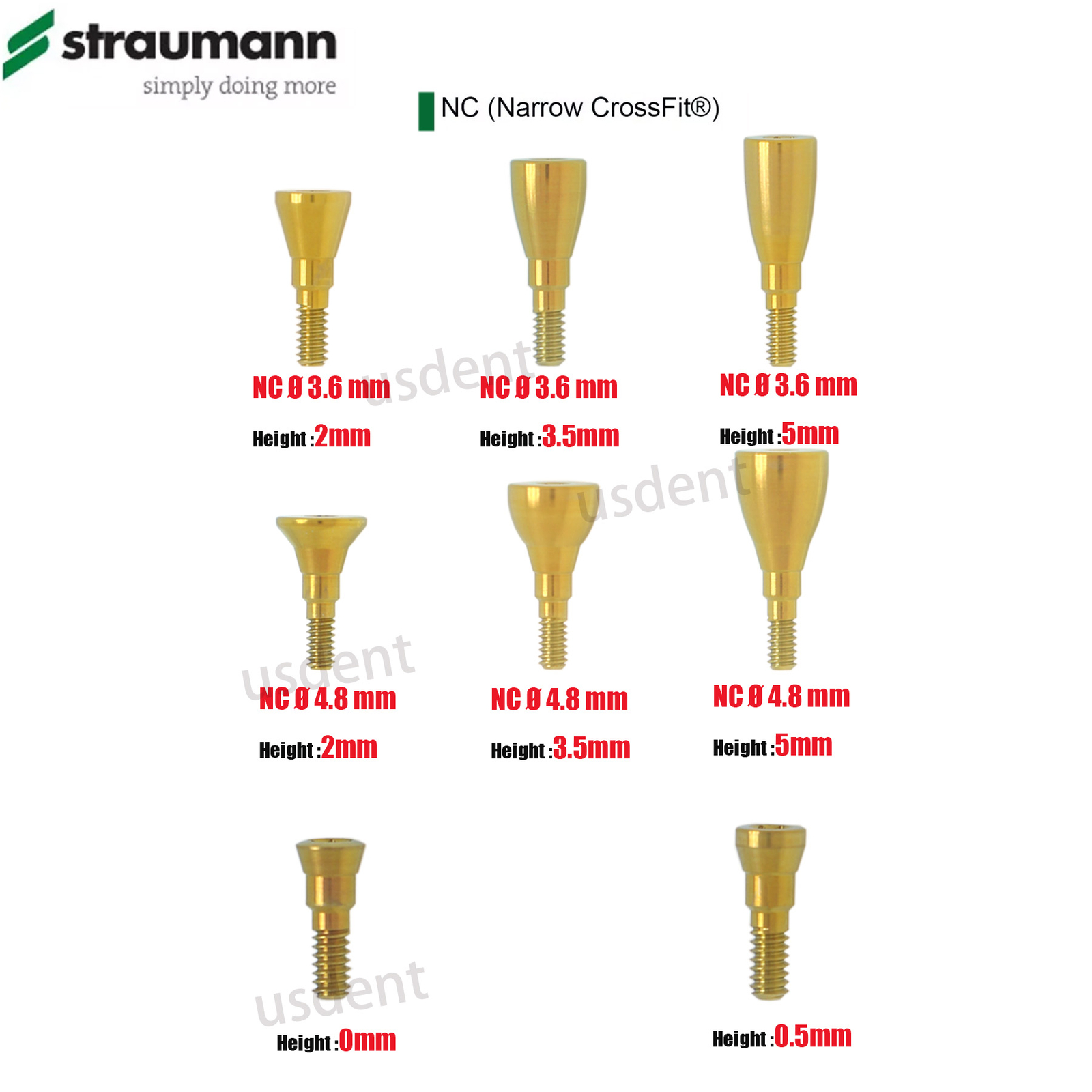 US Fit Straumann BLT N/RC Healing Abutment Scan Body Transfer Analog Open/Closed