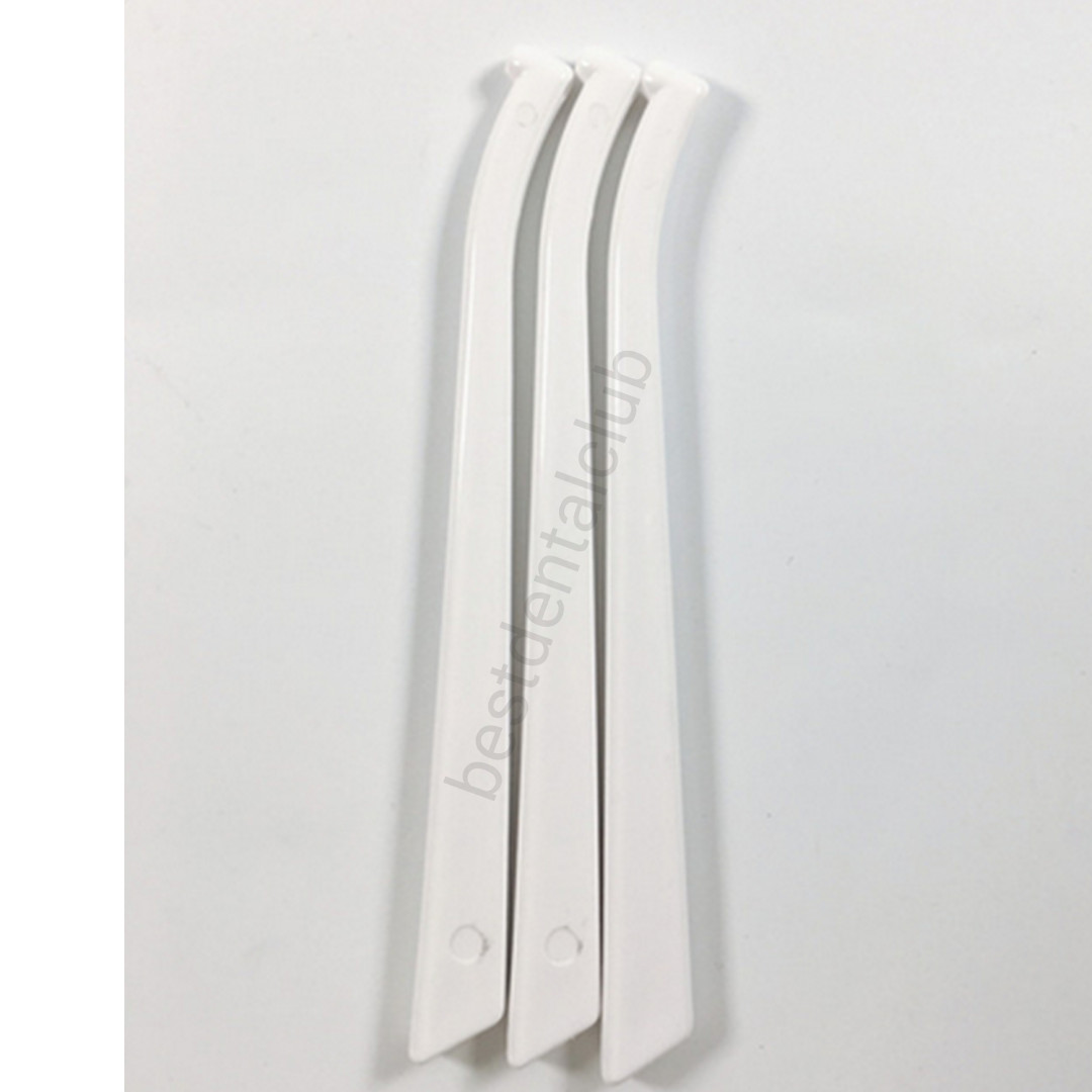 2Packs Dental Mini Brush Head Micro Black Brush Tip Bond Etch Applicator Handle