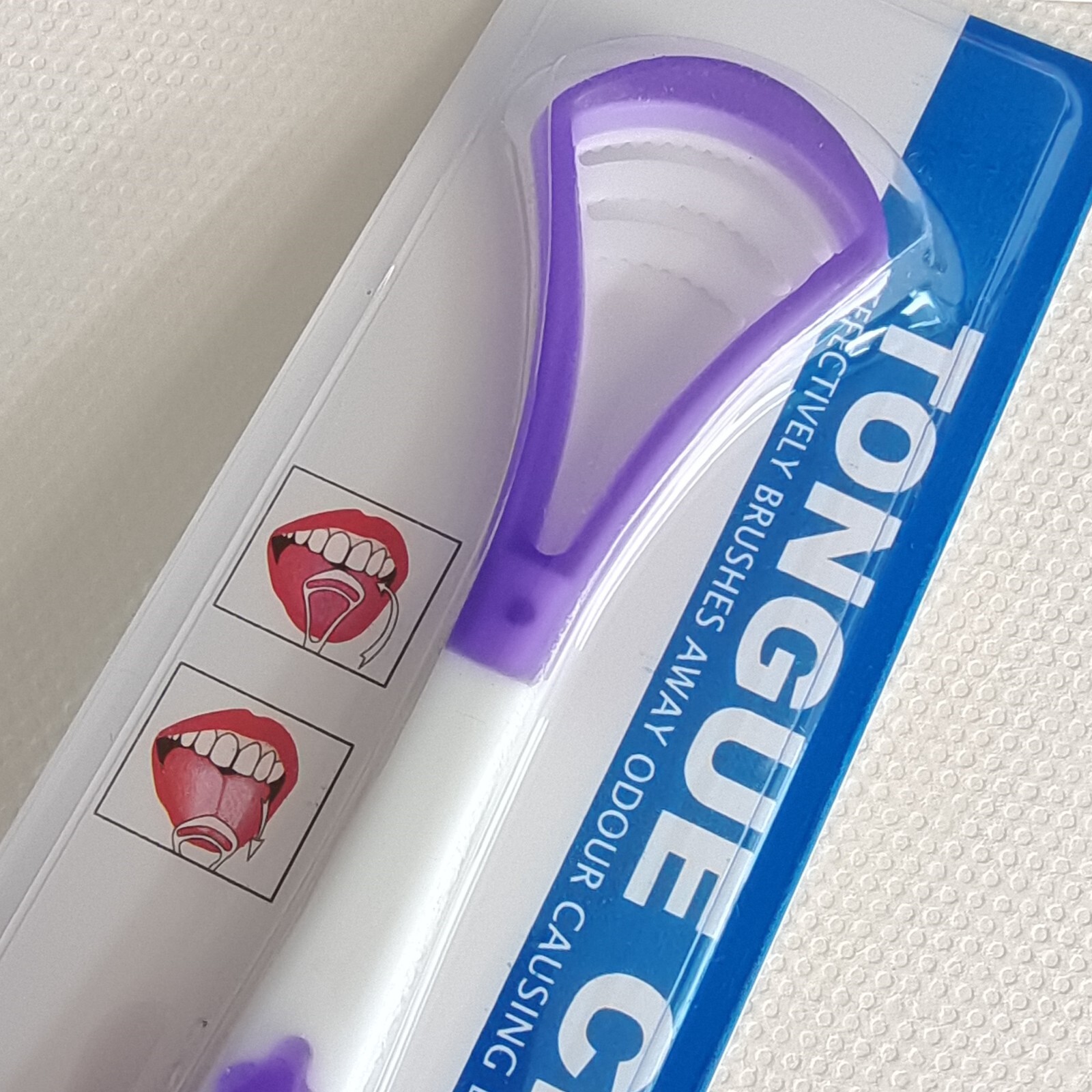 100x Tongue Cleaner Scraper Dental Oral Mouth Lingual Hygiene Plastic Instrument
