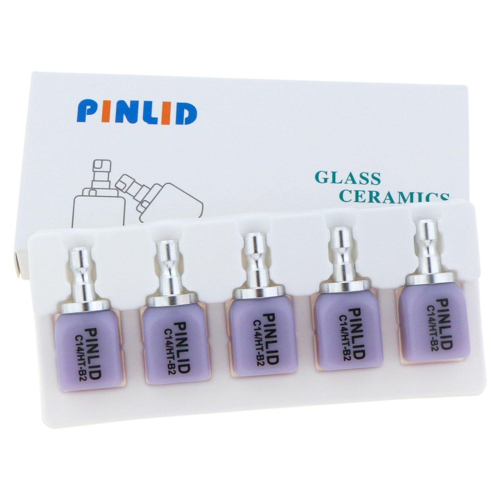 US Dental Emax Lithium Disilicate Glass Ceramic Blocks C14 HT CEREC CAD/CAM