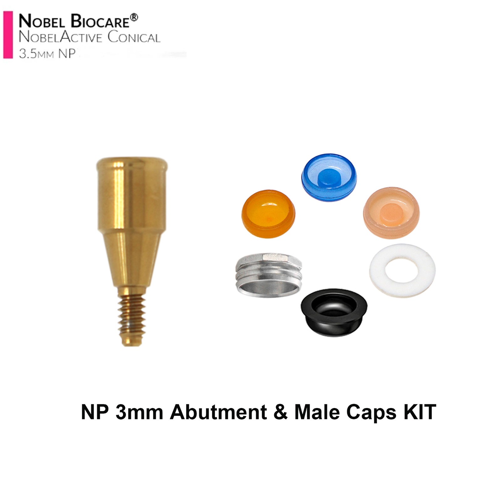 US Locator Tapered Overdenture Abutment Fit Hiossen/NobelActive /Zimmer/Adin/MIS