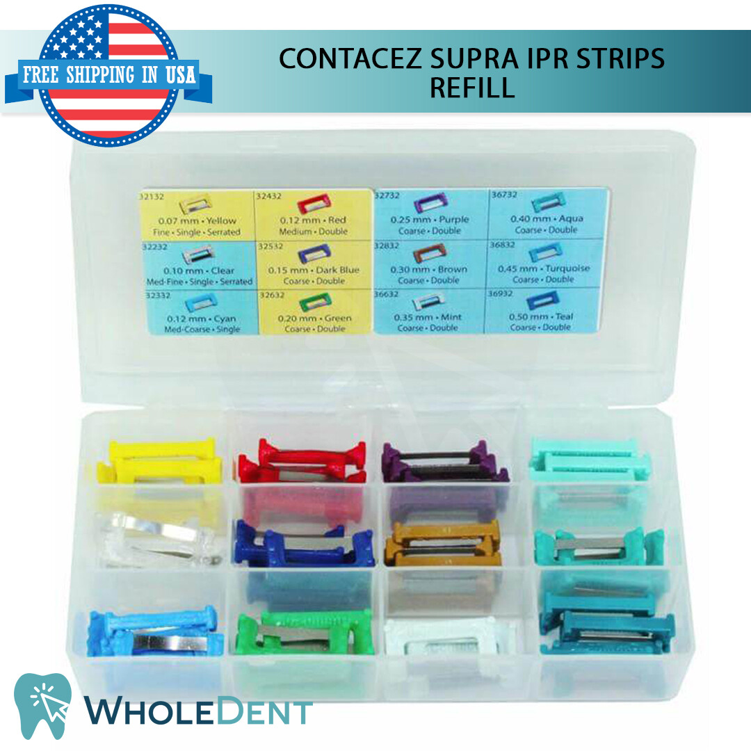 ContacEZ Supra IPR Refill Kit 48 Strips Orthodontic Interproximal Reduction