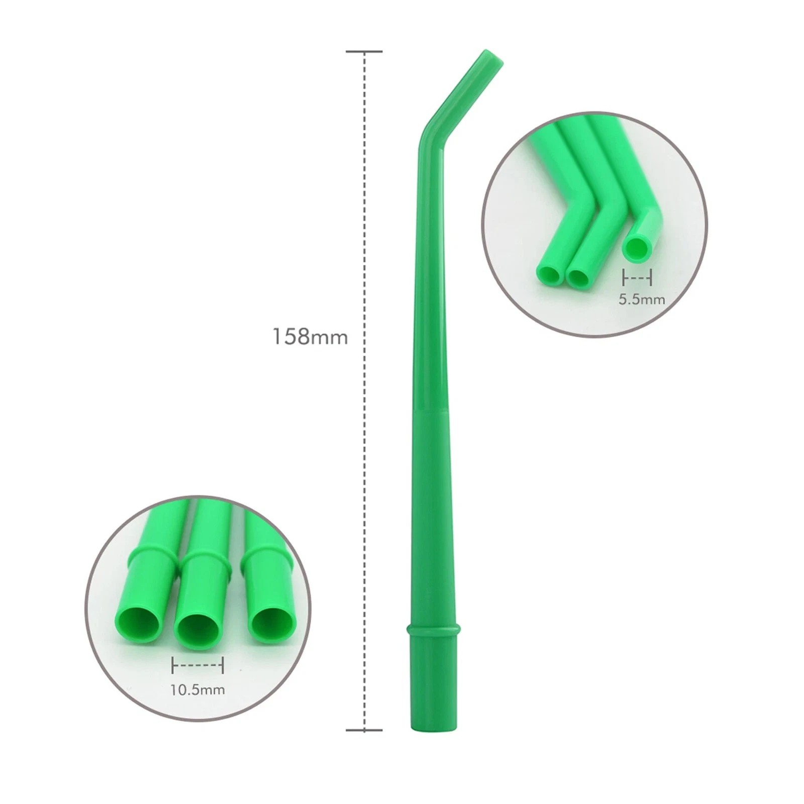 Disposable Dental Surgical Aspirator Suction Saliva Ejector Tip , 100pcs(4 Bags)
