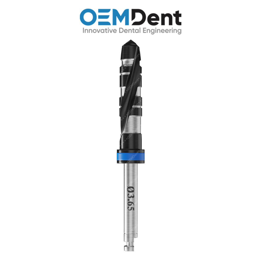 Carbon DLC Step Drills 16mm Universal Instrument Tool Dental Fixtures Placement
