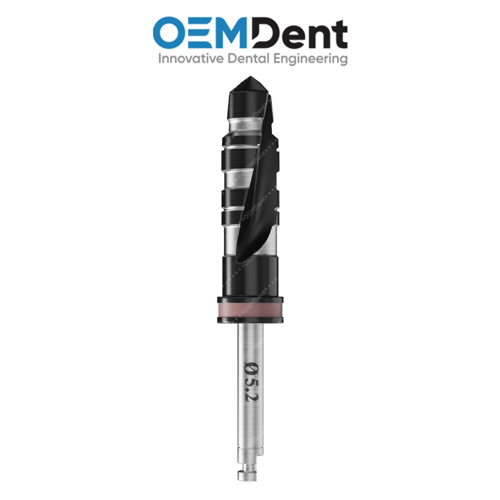 Carbon DLC Step Drills 16mm Universal Instrument Tool Dental Fixtures Placement
