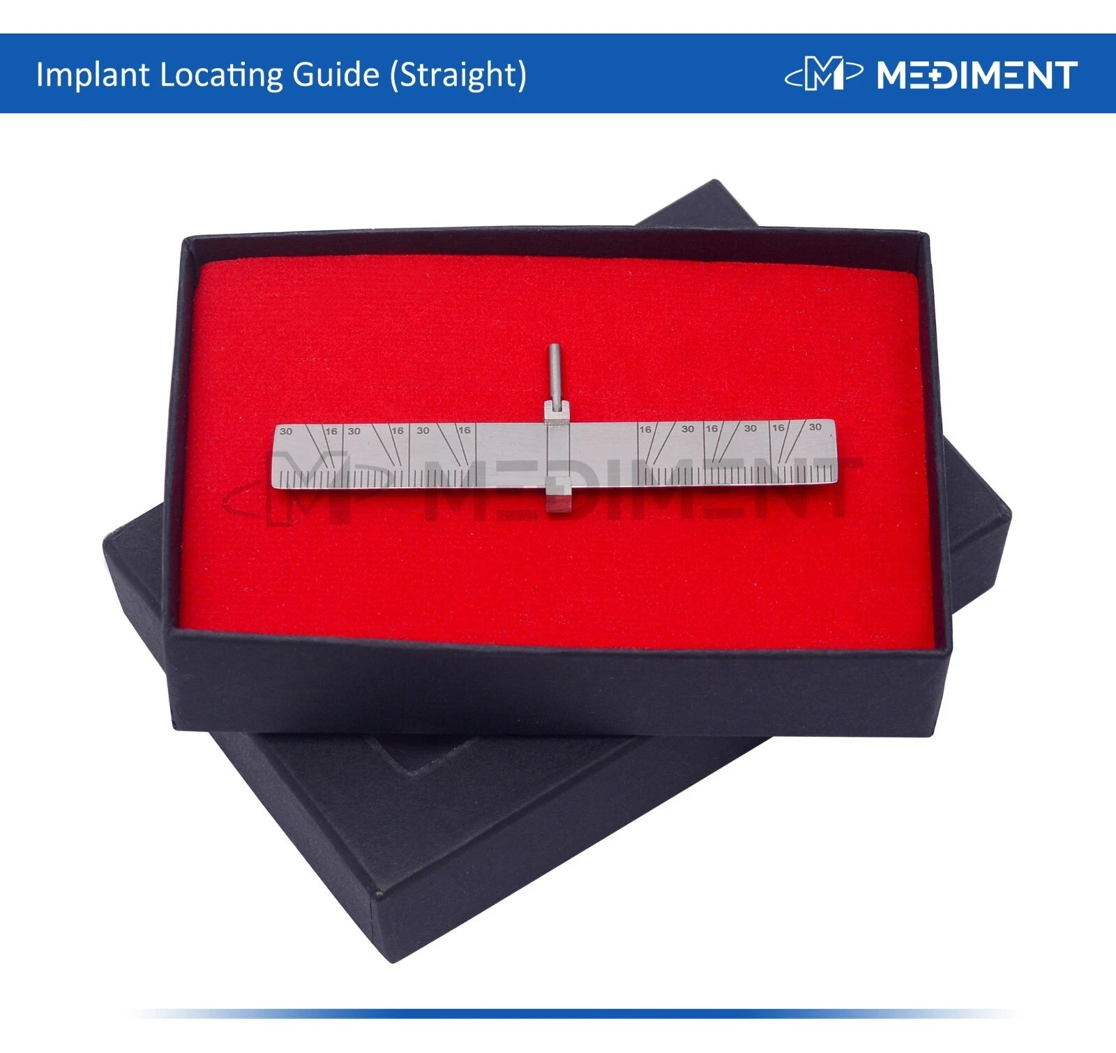 2 Pcs Dental Implant Locating Guide Surgical Positioning Locator Angle Ruler