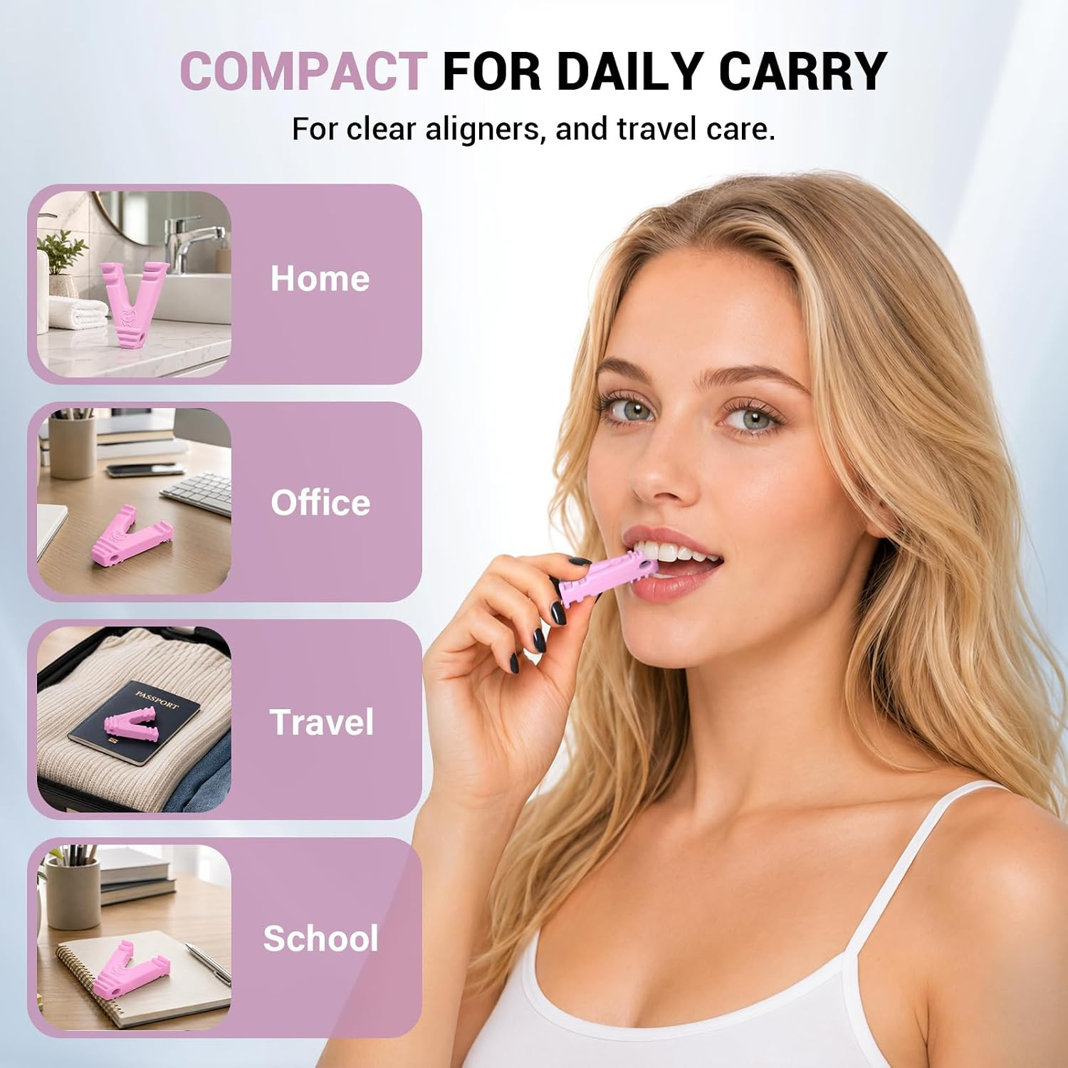 Chewies for Invisalign Aligners Silicone Aligner Chewies Aligner Trays Seaters,