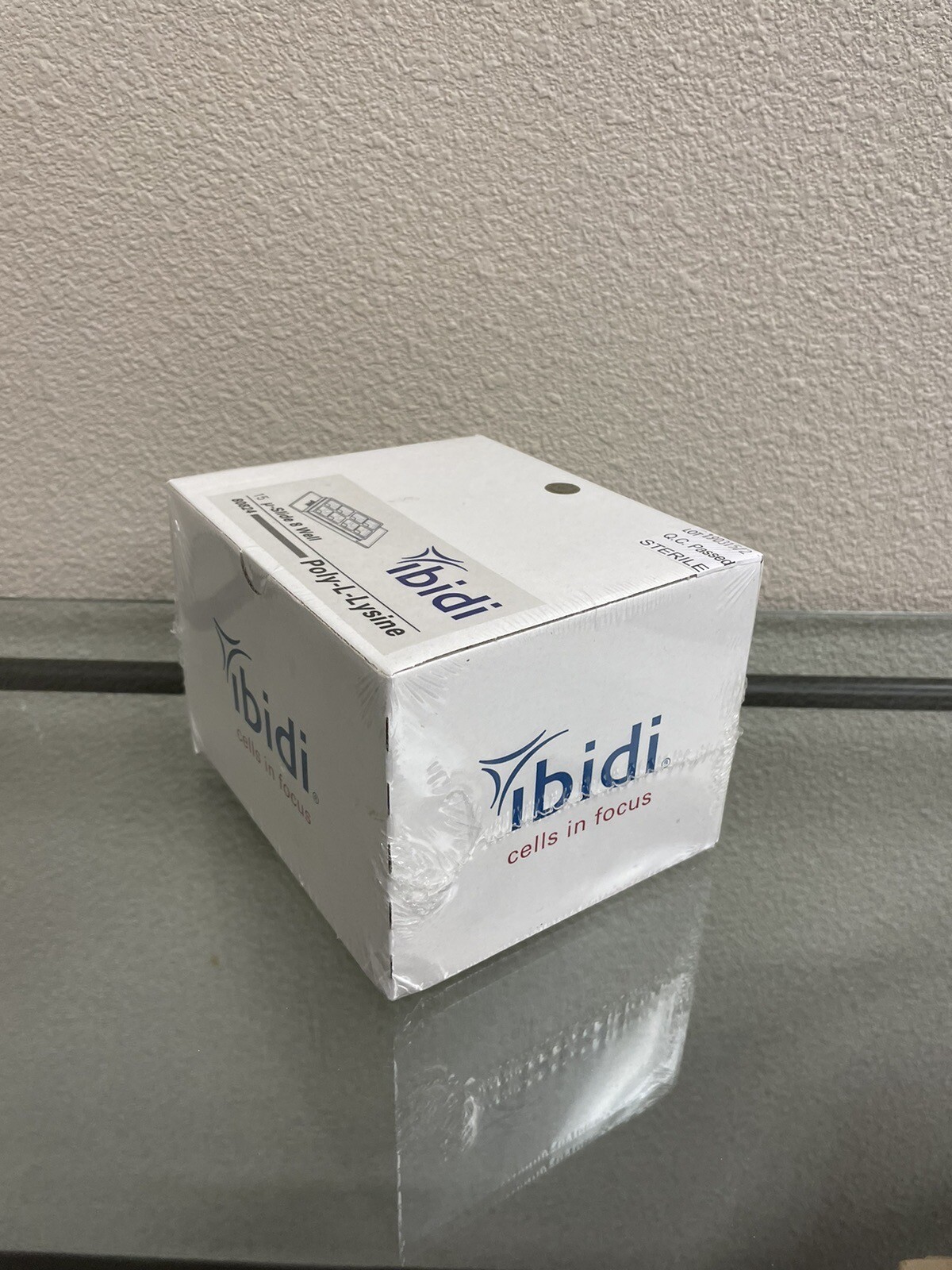 Ibidi u-Slide 8 Well, Poly-L-Lysine Coated, 80824