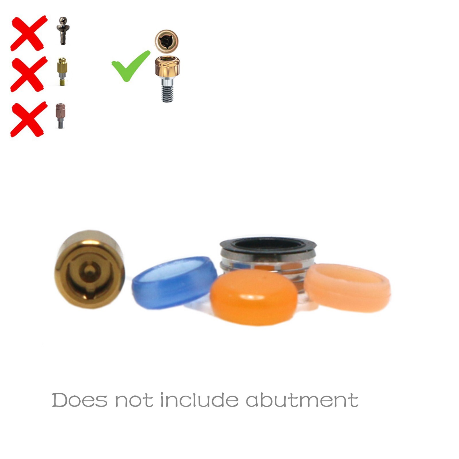 US Locator Attachment System Regular Abutment for Hiossen ET Osstem TS Implants