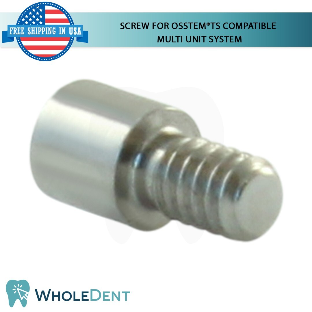50 Screws For Multi Unit System Dental Osstem® TS Hiossen® ET Compatible Hex