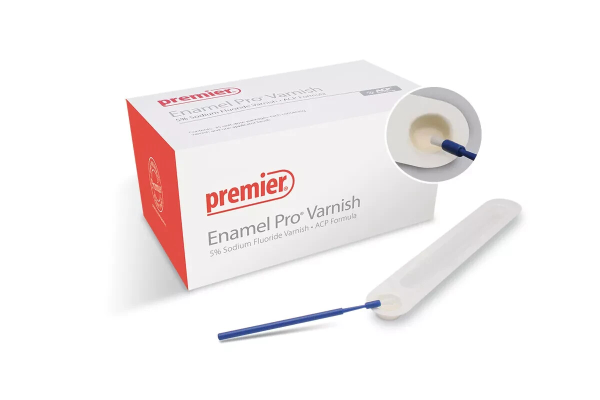 Premier Dental Enamel Pro Clear Varnish .40 ML Gluten FREE with ACP formula