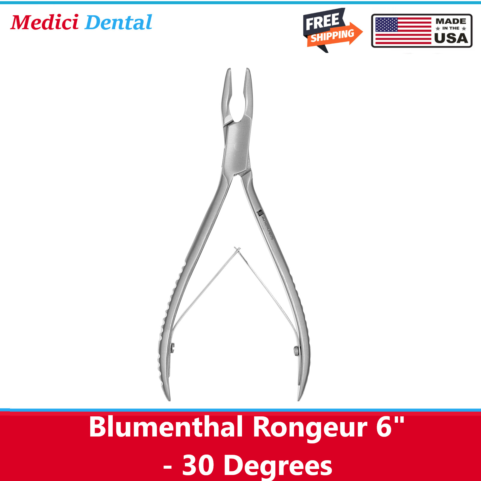 Dental Blumenthal Rongeur 6″ – 30 Degrees , Made in Germany – J&J Instruments