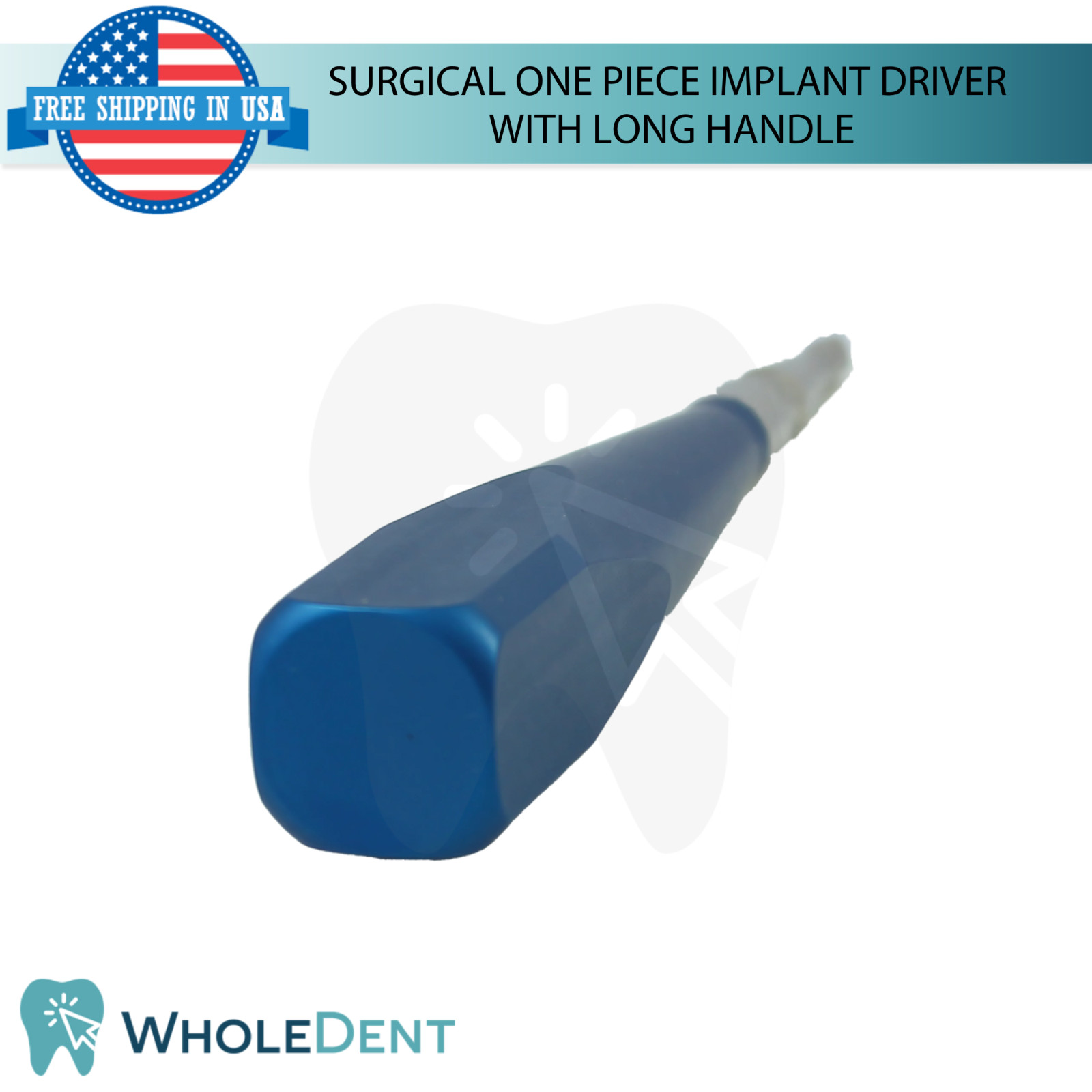 Long Handle One Piece Fixture Driver Reusable Installation Tool Dental Procedure