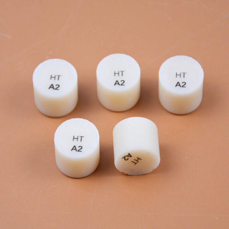 10Pcs IPS Emax Lithium Dislicate Ingots Press Blocks Dental Glass Ceramic Blocks
