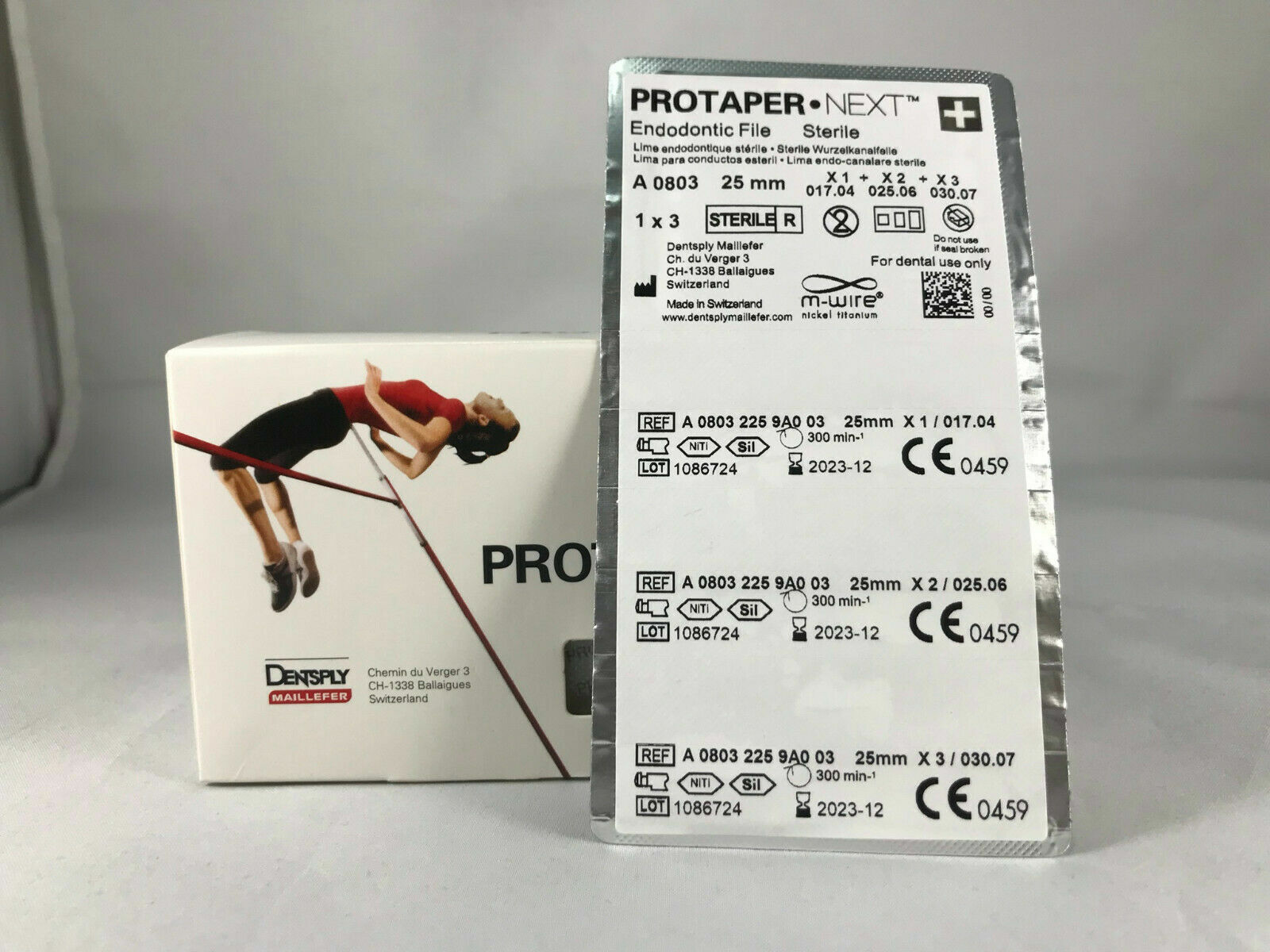 Dentsply Tulsa Protaper Next Dental Root Canal Assorted X1-X3 Files Endodontic
