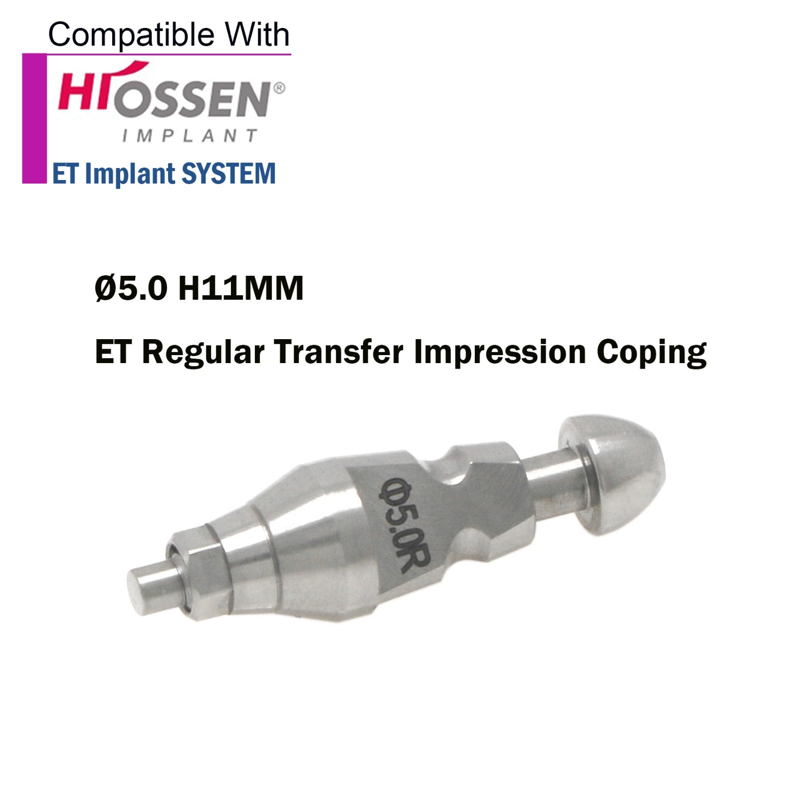 US Dental Hiossen Osstem M/R Transfer lmpression Coping Open/Closed Tray Analog