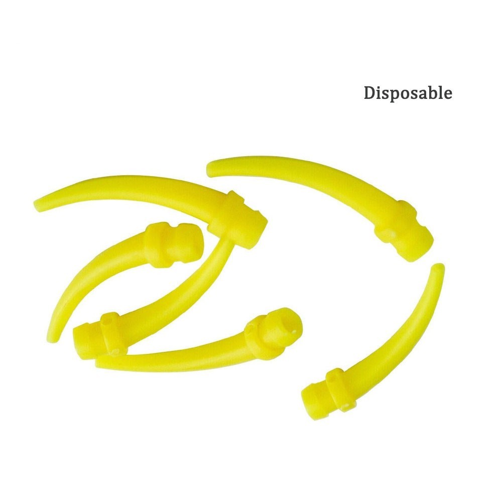 1/100Pcck Dental Disposable Intra Oral Impression Mixing Tips Yellow Mixers
