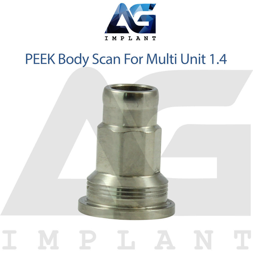 5 PEEK Body Scan For Multi Unit System Abutments 1.4 – Hexagon 2.42 With Screw