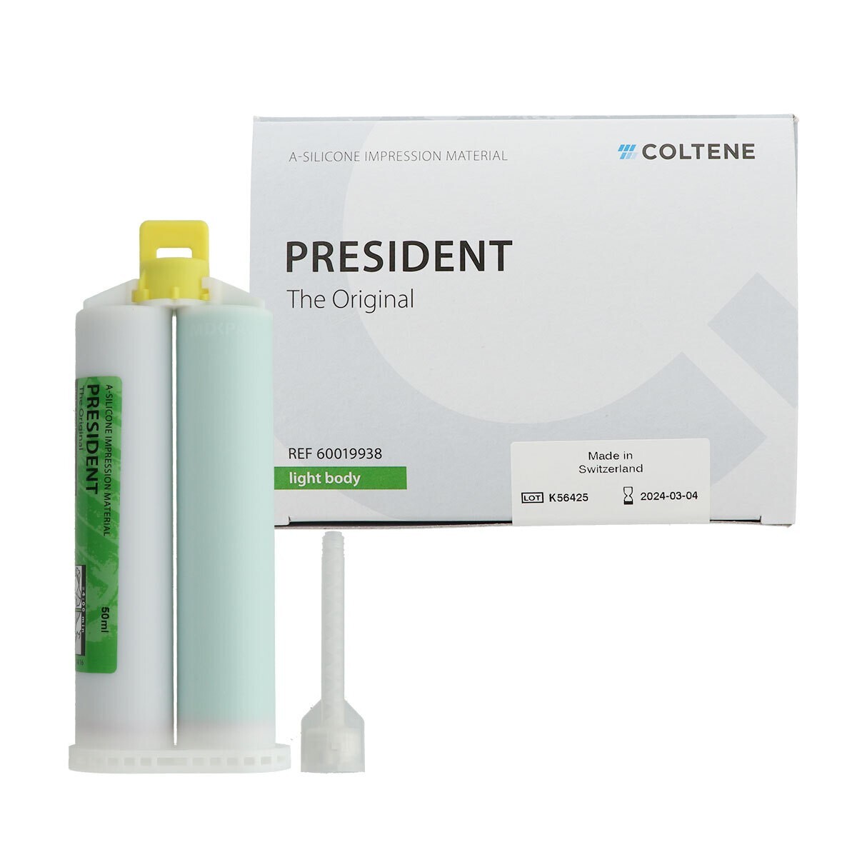 Coltene PRESIDENT Original Light Body A Silicone Based Dental Impression Materia
