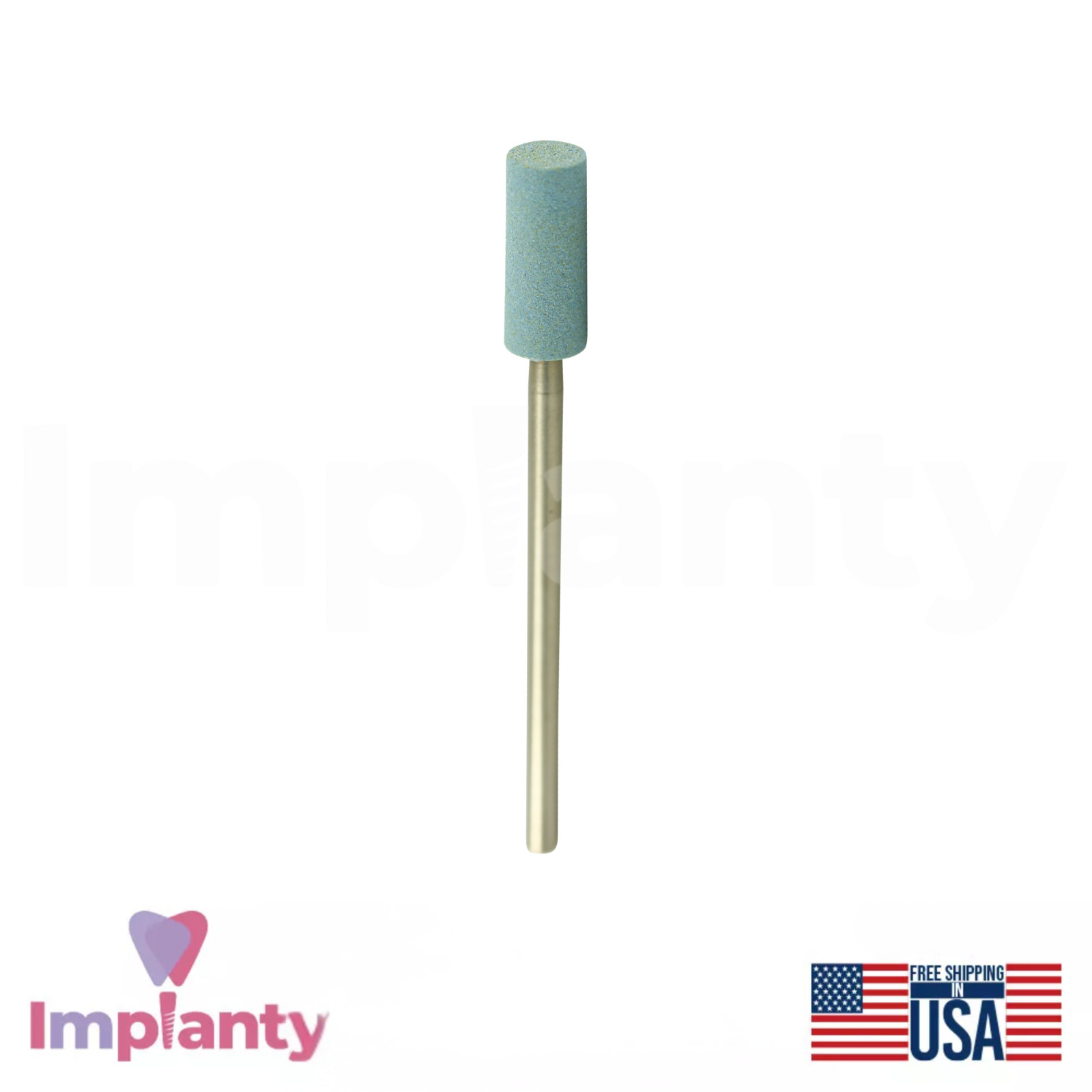 MDT Cylinder Ceramics Polisher Bur Ø4.8x13mm Medium & Coarse Grit Contouring