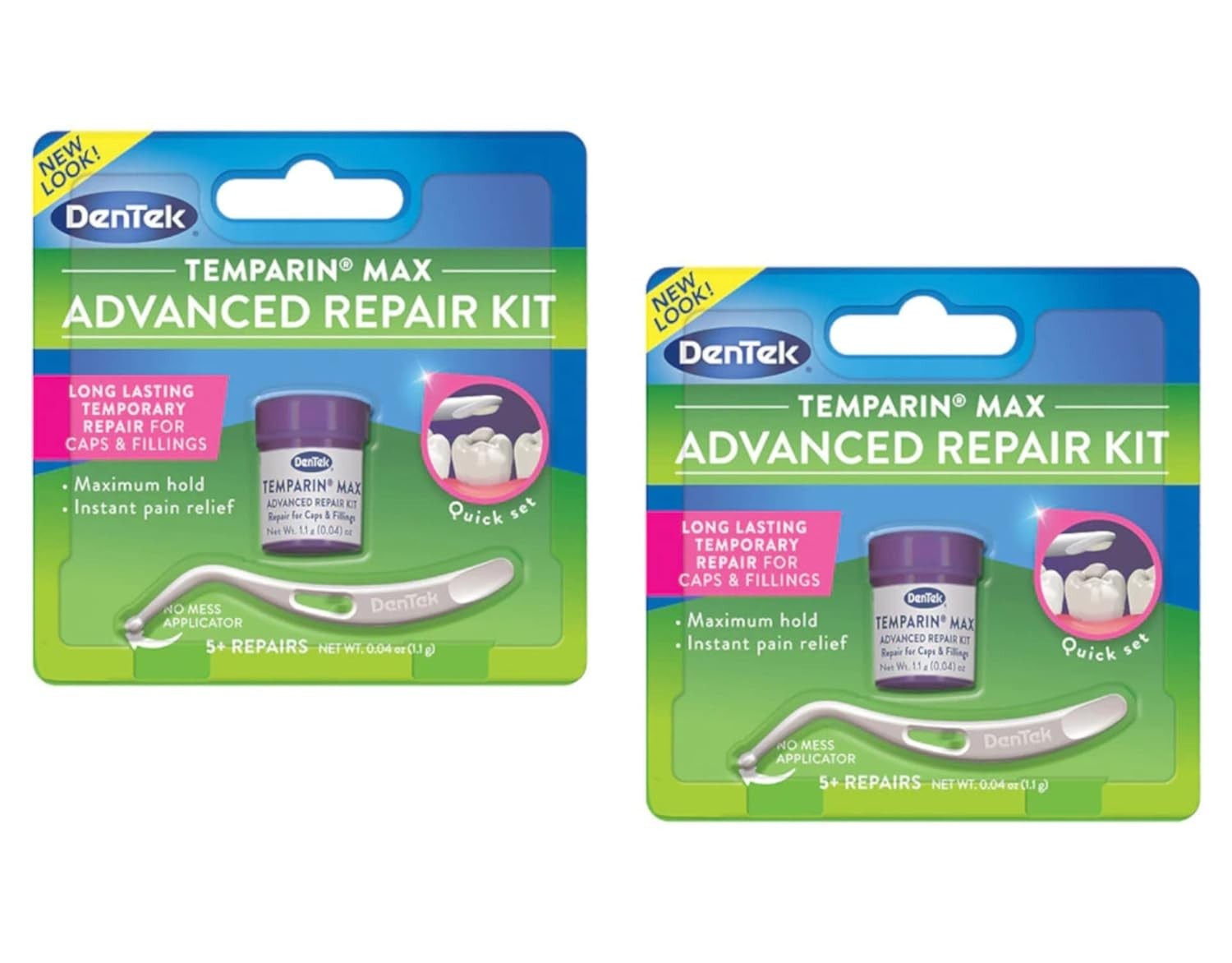 Quick Comfort with Temparin Max Lost Filling & Cap Repair Gel – 0.04 oz