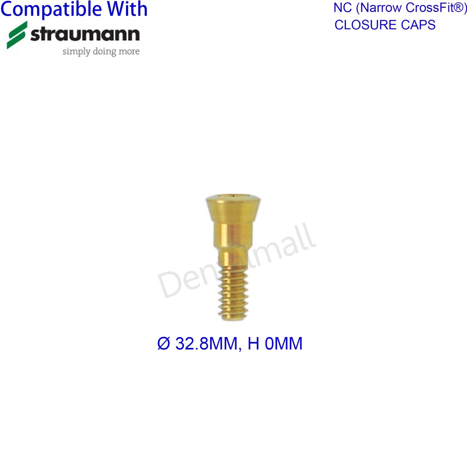 US Dental Healing Abutment Closure Fit Straumann ITI Mini Regular