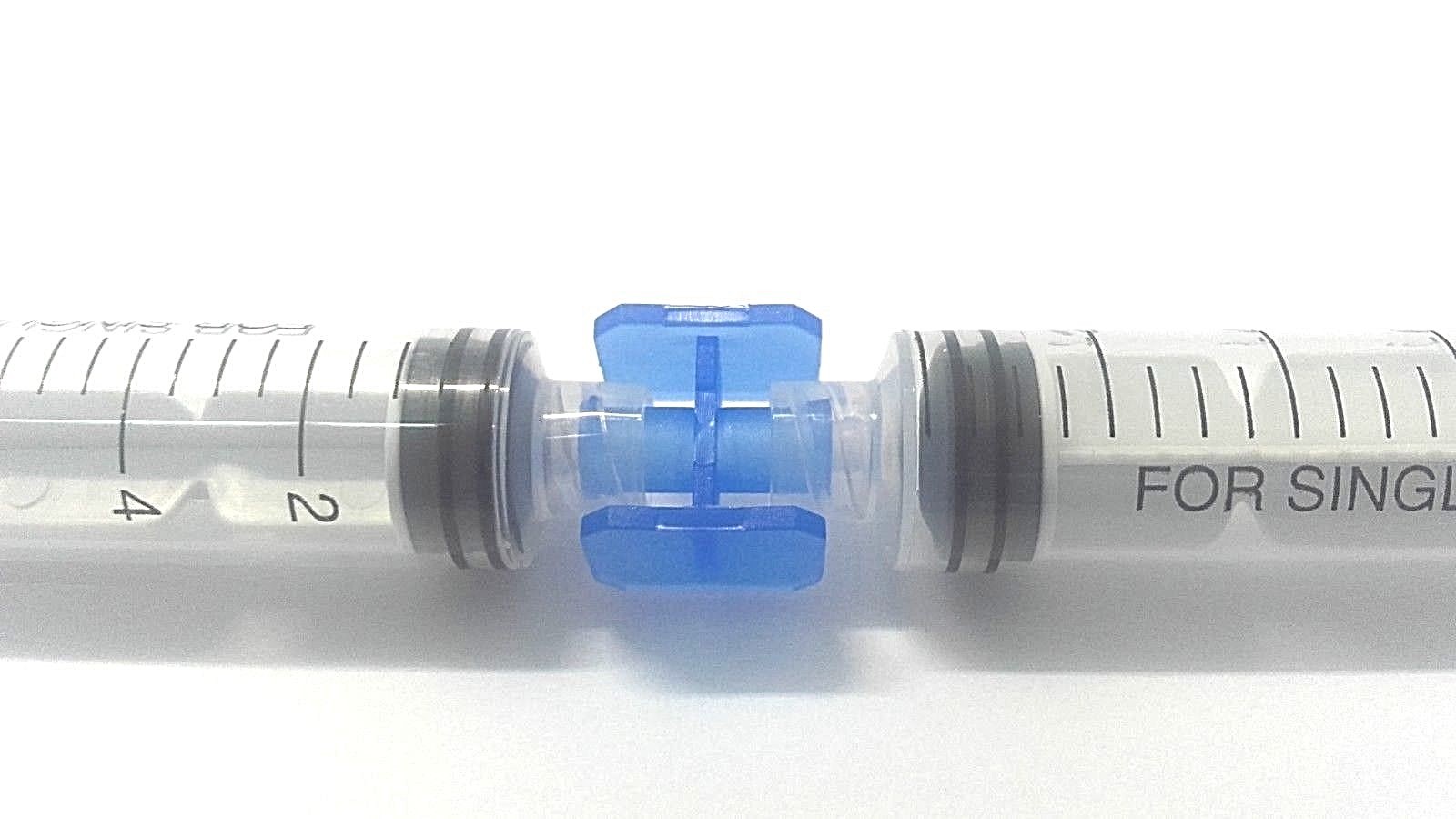 RAPIDFILL Luer Lock-to-LL Connectors -Blue-Pink-Green-Transparent 5 pcs/ set