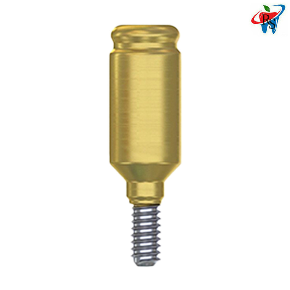 10pcs Dental Prosthetic Straight Loc In Attachment Abutment Internal Hex 2.42mm