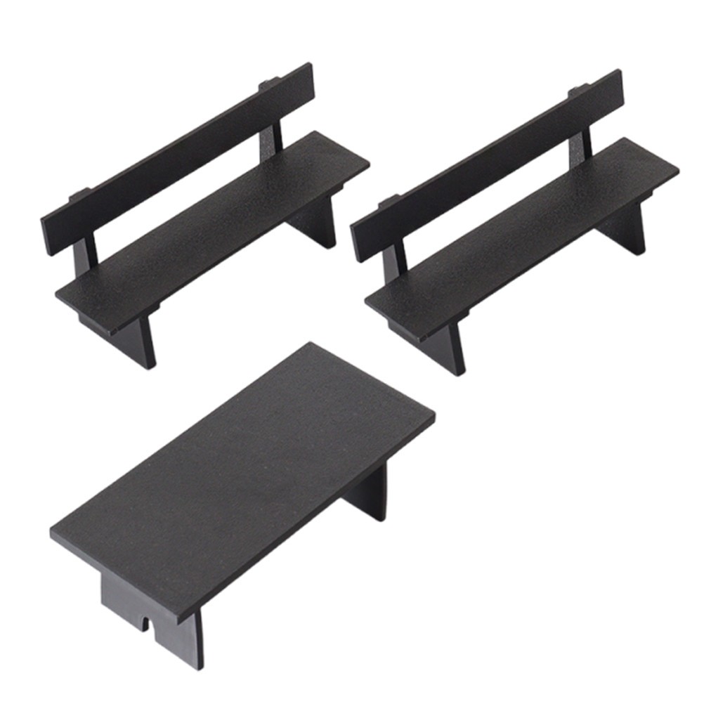 3 Pcs Dollhouse Accessories Landscape Chair Ornament Double Model