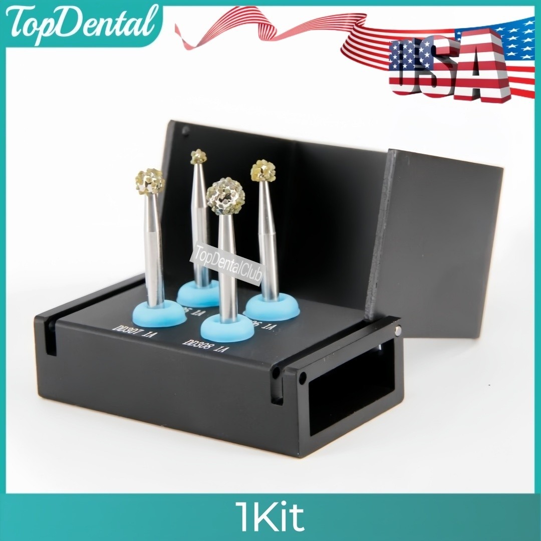 USA Dental Degranulation Burs Kit Bone Debridement Remove Soft Tissue Remnants