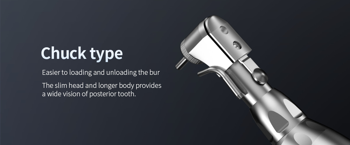 Cicada Low Speed Contra Angle Handpiece Latch Type 1:1 -external water spray