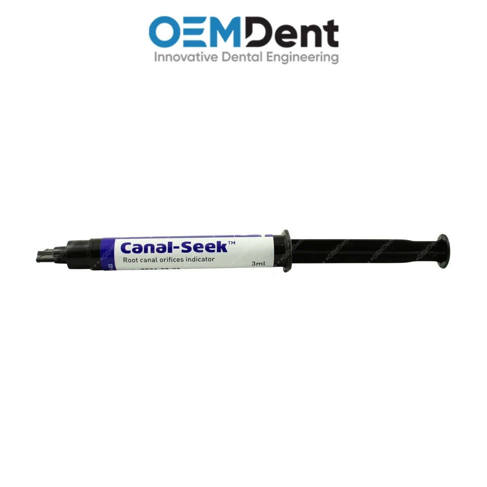 Dental Ro0t Canal Orifice & Crack Indicator Syringe 3ml, Brush Tips